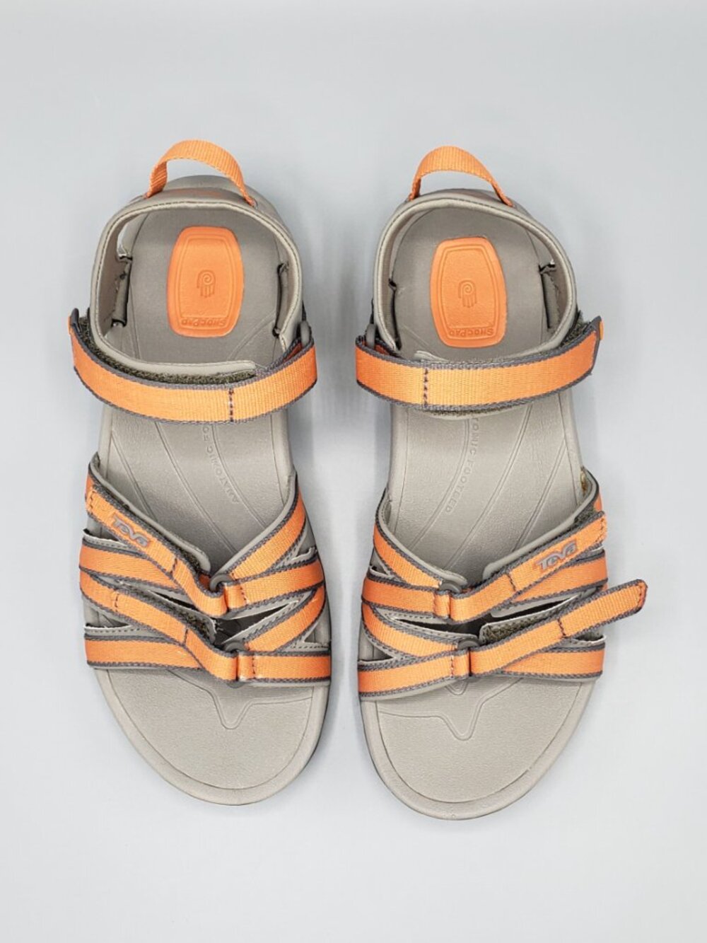 NIB Teva Tirra Sport Sandal Women Size 8 Dusty Orange 4266 Strap Hiking Gorpcore - Picture 2 of 15